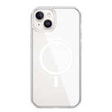 Apple iPhone 15 Plus Kılıf Wiwu BC-022 M-safe Şarj Özellikli Şeffaf Transparan Kapak