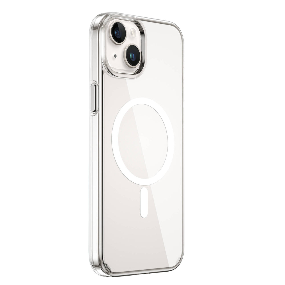 Apple iPhone 15 Plus Kılıf Wiwu FYY-014 M-safe Şarj Özellikli Şeffaf Kapak