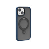 Apple iPhone 15 Plus Kılıf Wiwu ZMM-010 M-safe Şarj Özellikli Mat Arka Yüzey Standlı Kapak