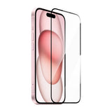 Apple iPhone 15 Plus Wiwu GT-008 Polimer Oleofobik Kaplama Şeffaf Pürüzsüz Temperli Cam Ekran Koruyucu 10'lu Paket