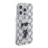 Apple iPhone 15 Pro Kılıf Karl Lagerfeld IML İkonik Monogram Orjinal Lisanslı Kapak