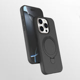 Apple iPhone 15 Pro Kılıf M-safe Şarj Özellikli Standlı Zore Samara Kapak