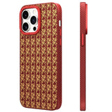 Apple iPhone 15 Pro Kılıf M-safe Şarj Özellikli Kevlar 1500D Youngkit Auspicious Loong Serisi Kapak
