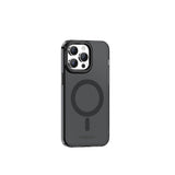 Apple iPhone 15 Pro Kılıf M-safe Şarj Özellikli Saydam Arka Yüzey Recci Crystal Color Serisi Kapak