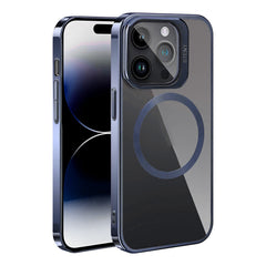 Apple iPhone 15 Pro Kılıf M-safe Şarj Özellikli Standlı Zore Klon Kapak