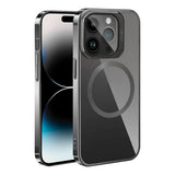Apple iPhone 15 Pro Kılıf M-safe Şarj Özellikli Standlı Zore Klon Kapak