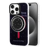 Apple iPhone 15 Pro Kılıf M-safe Şarj Özellikli Tak-Çıkar Pop Soketli Zore Tiktok Kapak