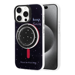 Apple iPhone 15 Pro Kılıf M-safe Şarj Özellikli Tak-Çıkar Pop Soketli Zore Tiktok Kapak