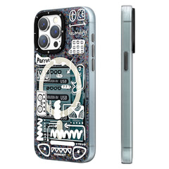 Apple iPhone 15 Pro Kılıf M-safe Şarj Özellikli Youngkit Dark Matter Serisi Kapak