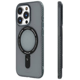 Apple iPhone 15 Pro Kılıf M-safe Şarj Özellikli Youngkit Rock Serisi Kapak