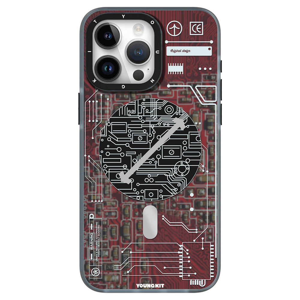 Apple iPhone 15 Pro Kılıf M-safe Şarj Özellikli YoungKit Technology Serisi Kapak