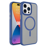 Apple iPhone 15 Pro Kılıf Mat Arka Yüzey Wireless Şarj Özellikli Zore Flet M-safe Kapak