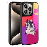 Apple iPhone 15 Pro Kılıf Parlayan Kabartmalı İkonik Figürlü Zore Amas Silikon Kapak