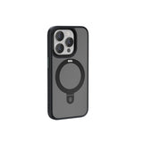 Apple iPhone 15 Pro Kılıf Wiwu ZMM-010 M-safe Şarj Özellikli Mat Arka Yüzey Standlı Kapak
