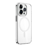 Apple iPhone 15 Pro Kılıf Wiwu ZYS-013 M-safe Şarj Özellikli Renkli Kamera Çerçeveli Şeffaf Jelly Kapak