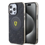 Apple iPhone 15 Pro Max Kılıf Ferrari Orjinal Lisanslı M-safe Şarj Özellikli Multi SF Kapak