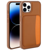 Apple iPhone 15 Pro Max Kılıf Kartlıklı Zore X-Kart Silikon Kapak