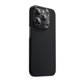 Apple iPhone 15 Pro Max Kılıf M-safe Özellikli Karbon Fiber Benks Essential ArmorAir 600D Kevlar Kapak