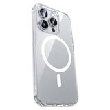 Apple iPhone 15 Pro Max Kılıf M-safe Şarj Özellikli Airbagli Şeffaf Benks LucentPro Serisi Kapak