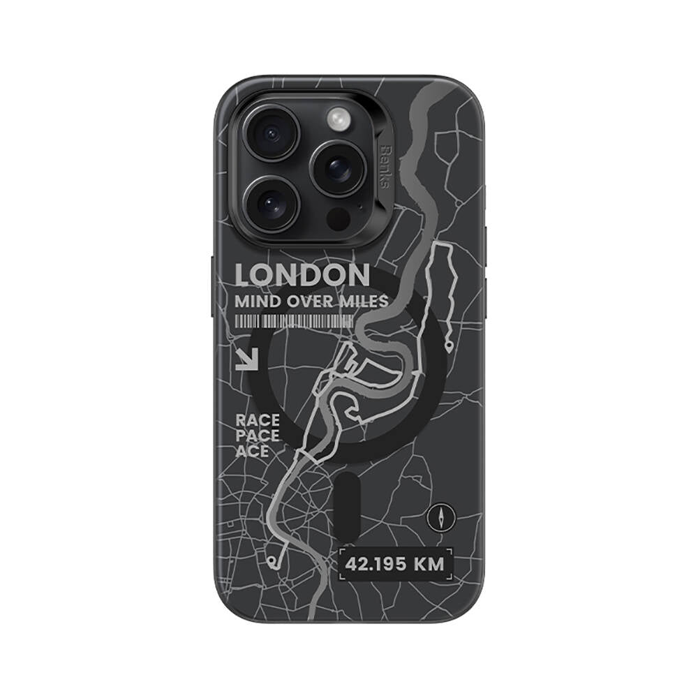 Apple iPhone 15 Pro Max Kılıf M-safe Şarj Özellikli Benks City Serisi Kapak