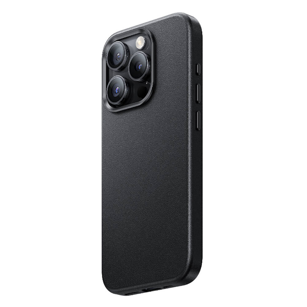 Apple iPhone 15 Pro Max Kılıf M-safe Şarj Özellikli Benks Vintage Leather Kapak