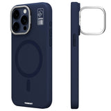 Apple iPhone 15 Pro Max Kılıf M-safe Şarj Özellikli Kamera Standlı Youngkit Bitty Cream Kapak