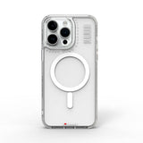 Apple iPhone 15 Pro Max Kılıf M-safe Şarj Özellikli Şeffaf Transparan Wiwu Turkey D Serisi Kapak