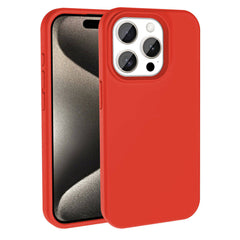 Apple iPhone 15 Pro Max Kılıf M-safe Şarj Özellikli Sıvı Teknolojili Silinebilir Sert Zore Kivi Kapak