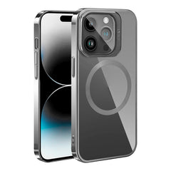 Apple iPhone 15 Pro Max Kılıf M-safe Şarj Özellikli Standlı Zore Klon Kapak