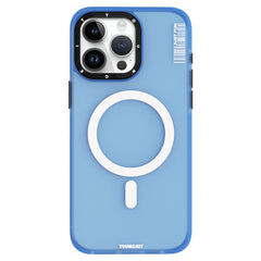Apple iPhone 15 Pro Max Kılıf M-safe Şarj Özellikli Youngkit Colored Sand Serisi Kapak