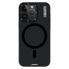 Apple iPhone 15 Pro Max Kılıf M-safe Şarj Özellikli Youngkit Hidden Sand Serisi Kapak
