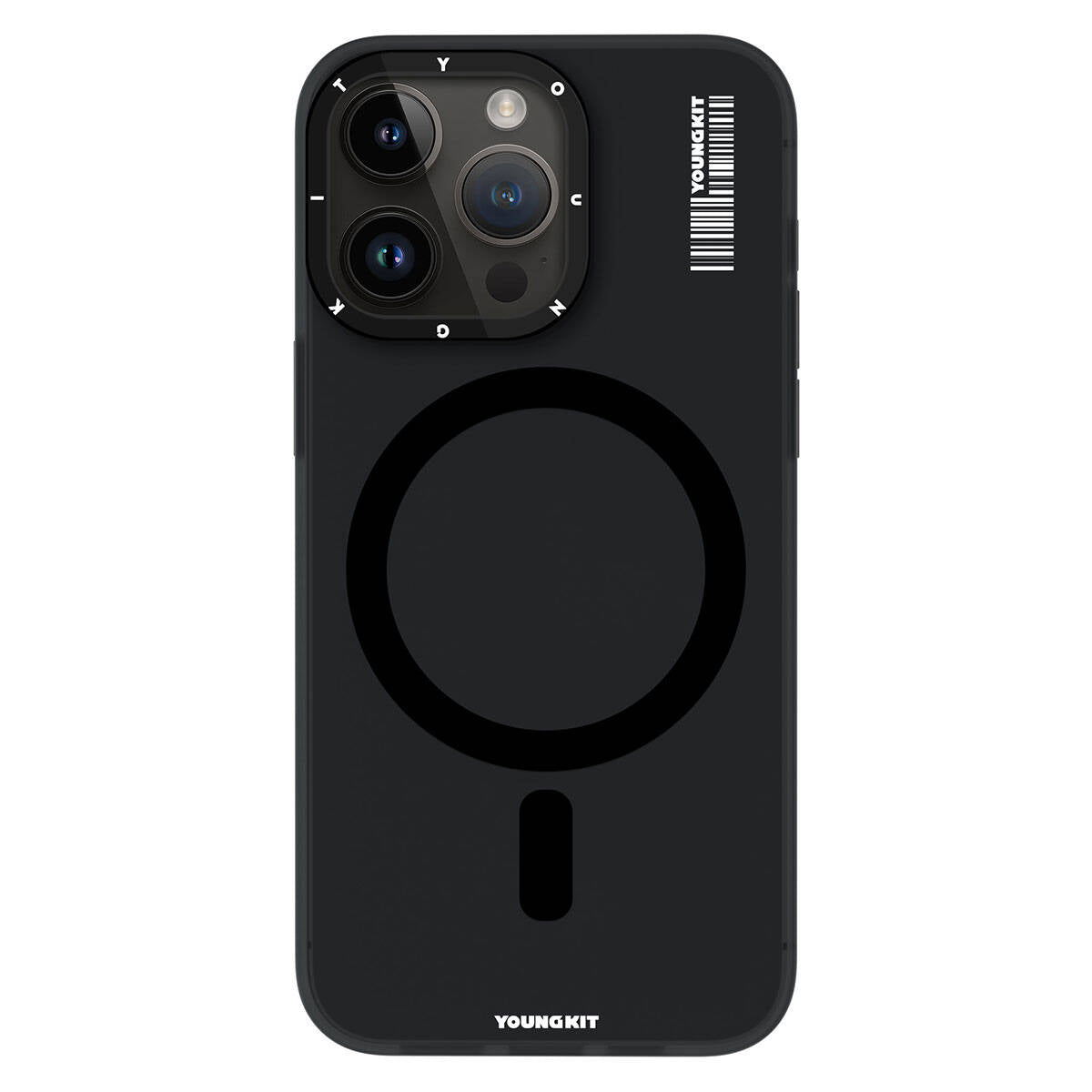 Apple iPhone 15 Pro Max Kılıf M-safe Şarj Özellikli Youngkit Hidden Sand Serisi Kapak