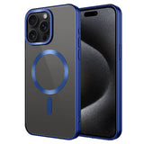 Apple iPhone 15 Pro Max Kılıf Mat Tasarımlı M-safe Wireless Şarj Özellikli Zore Mat Setro Kapak