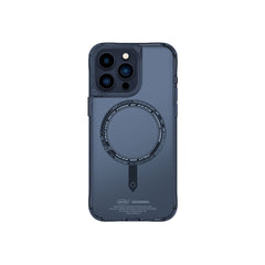 Apple iPhone 15 Pro Max Kılıf SkinArma Şeffaf Airbag Tasarımlı M-safe Şarj Özellikli Saido Kapak