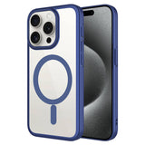 Apple iPhone 15 Pro Max Kılıf Wireless Şarj Özellikli Sert PC Zore Mat Riksos M-safe Kapak