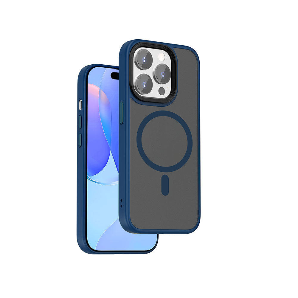 Apple iPhone 15 Pro Max Kılıf Wiwu FGG-011 M-safe Şarj Özellikli Kamera Korumalı Kapak
