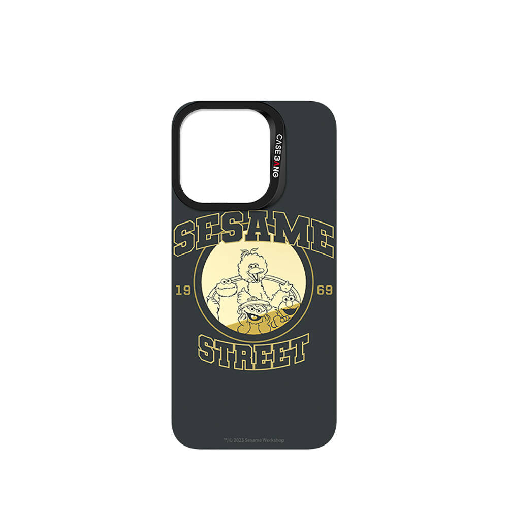 Apple iPhone 15 Pro Max M-safe Şarj Özellikli Casebang Sesame Street Serisi Mıknatıslı Arka Panel