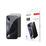 Apple iPhone 15 Pro Zore Anti-Dust Privacy Temperli Ekran Koruyucu