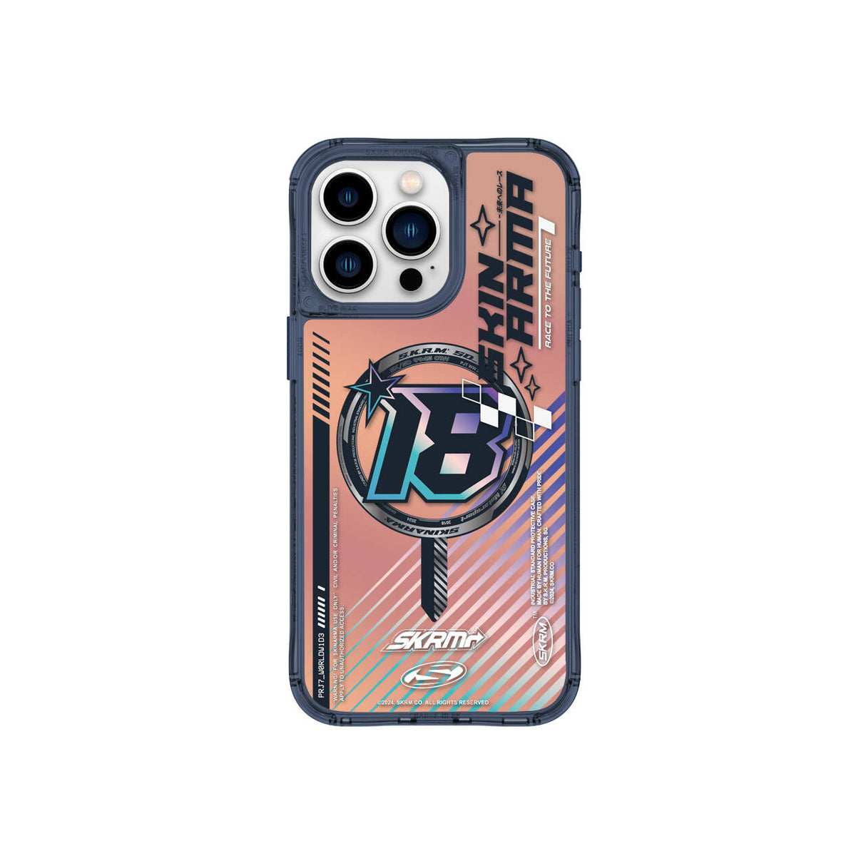 Apple iPhone 15 Pro Max SkinArma M-safe Şarj Özellikli Sticker Yapıştırmalı Drift Kapak