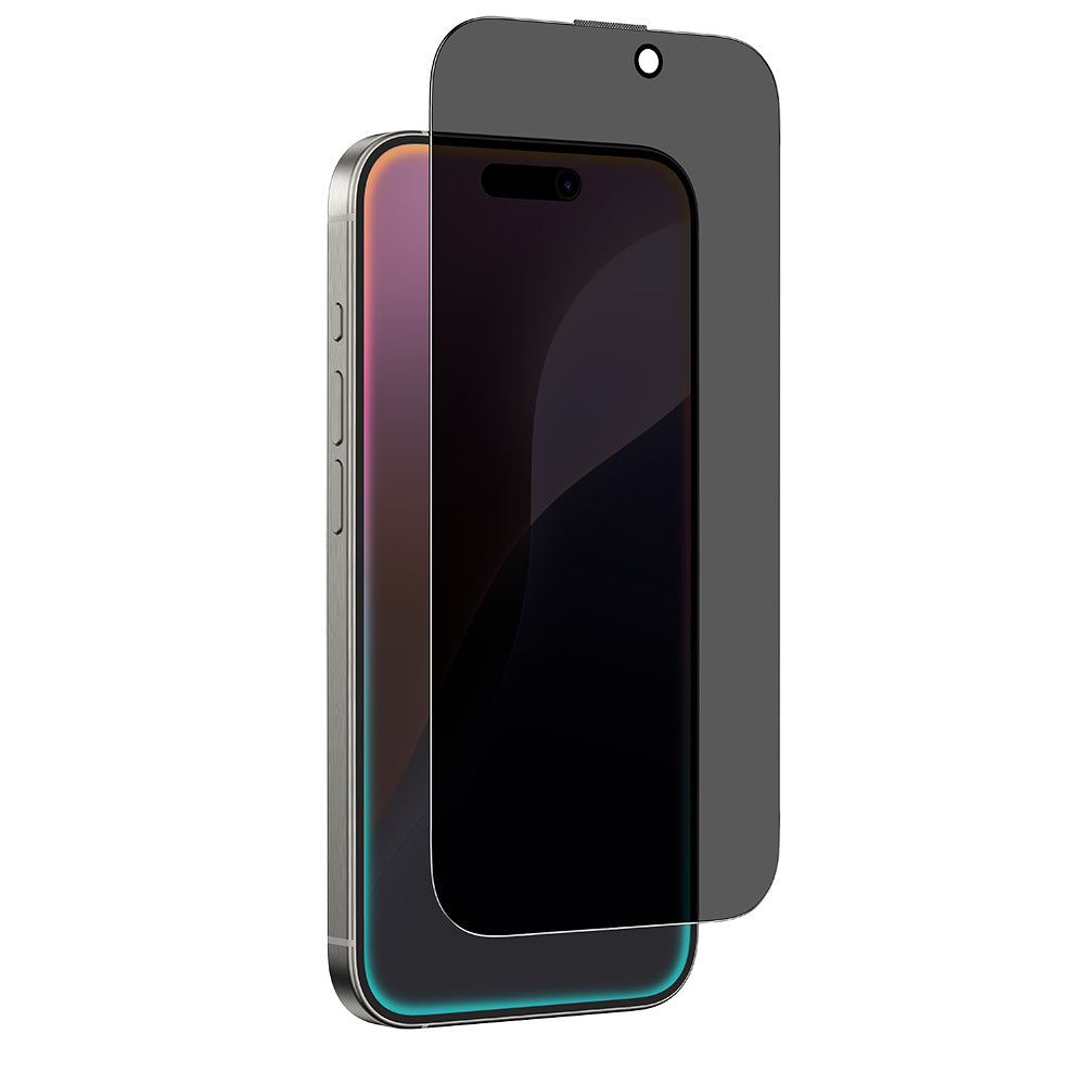 Apple iPhone 16 Amazingthing Titan Privacy Parmak İzi Bırakmayan Temperli Cam Ekran Koruyucu