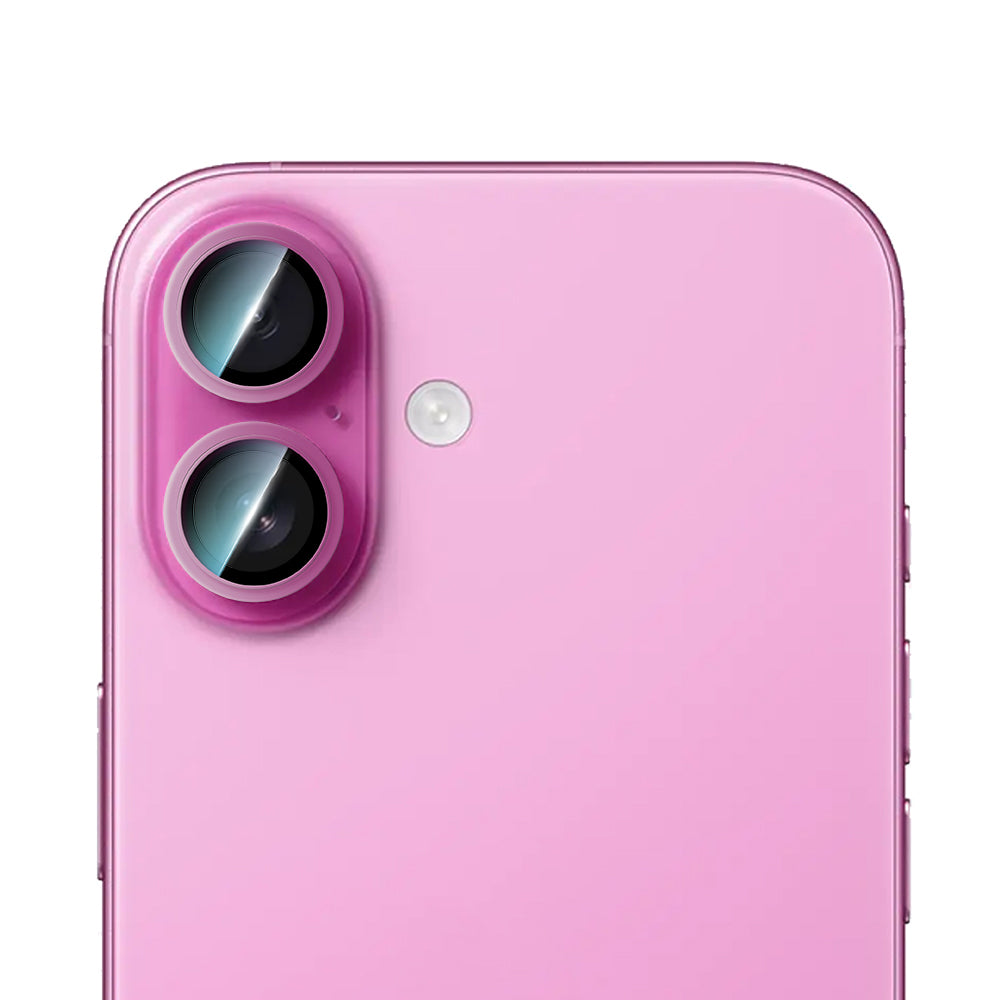 Apple iPhone 16 CaseWorld Alloy Two-Color Serisi Lens Koruyucu