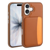 Apple iPhone 16 Kılıf Kartlıklı Zore X-Kart Silikon Kapak