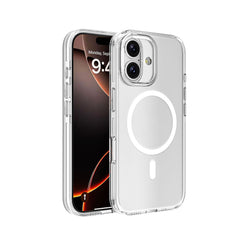 Apple iPhone 16 Kılıf M-safe Şarj Özellikli Kamera Korumalı Zore Kripto Kapak