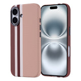 Apple iPhone 16 Kılıf M-safe Şarj Özellikli Karbon Fiber Görünümlü Zore Nekst Kapak