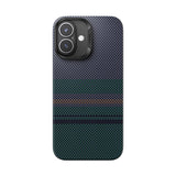 Apple iPhone 16 Kılıf M-safe Şarj Özellikli Karbon Fiber Tasarımlı Benks Aurora ArmorAir Kevlar Kapak