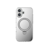 Apple iPhone 16 Kılıf M-safe Şarj Özellikli Raptic Air Stand Serisi Aynalı Arka Yüzey Standlı Kapak