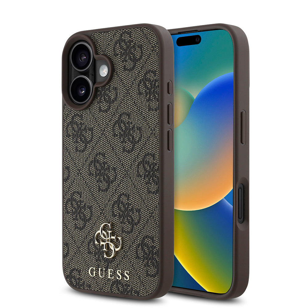 Apple iPhone 16 Plus Kılıf Guess Orjinal Lisanslı M-safe Şarj Özellikli Small 4G Classic Kapak