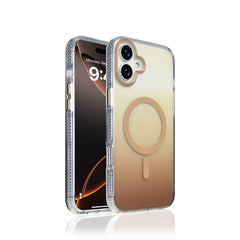 Apple iPhone 16 Plus Kılıf M-safe Şarj Özellikli Transparan Renk Geçişli Zore Toros Kapak