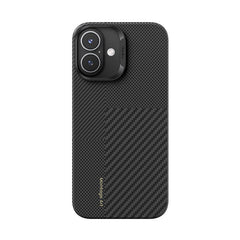 Apple iPhone 16 Plus Kılıf M-safe Şarj Özellikli Karbon Fiber Benks Montage ArmorAir Kevlar Kapak