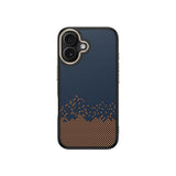 Apple iPhone 16 Plus Kılıf M-safe Şarj Özellikli Karbon Fiber Görünümlü Zore Antina Kapak
